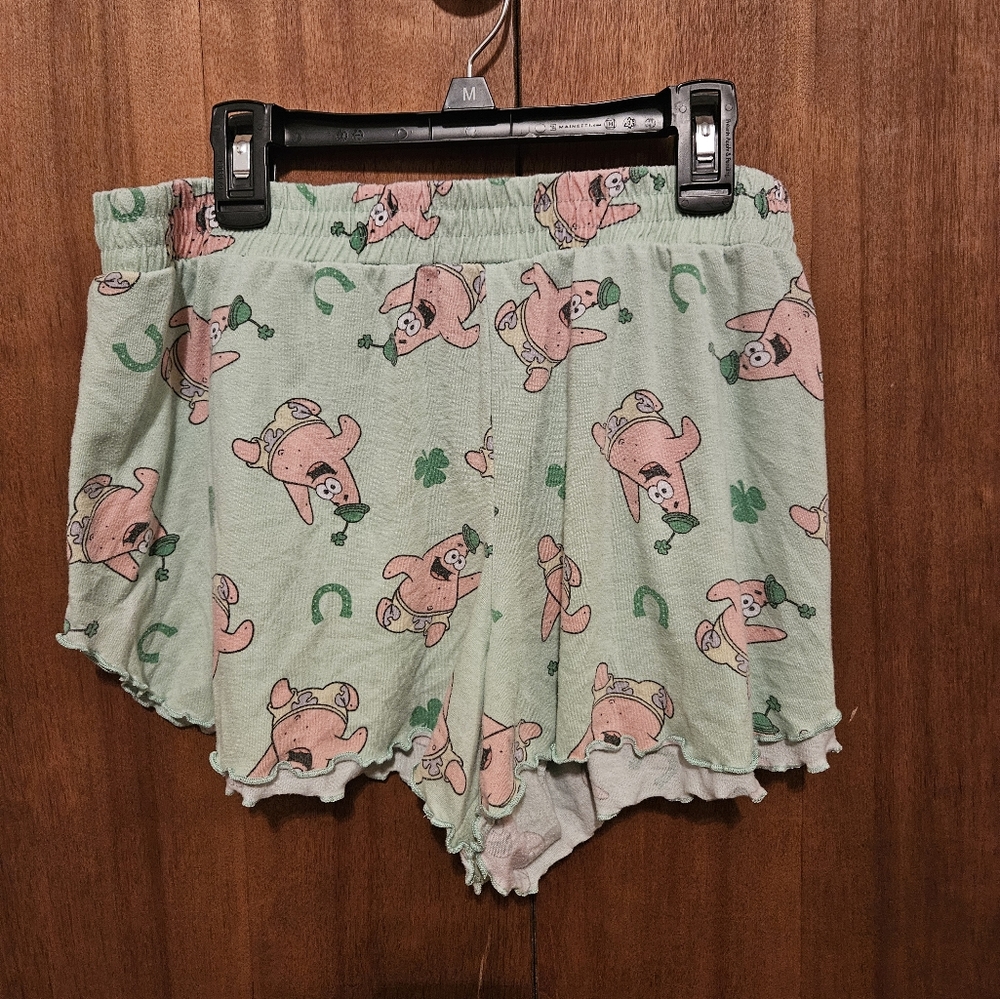Spongebob pajama shorts women's size large